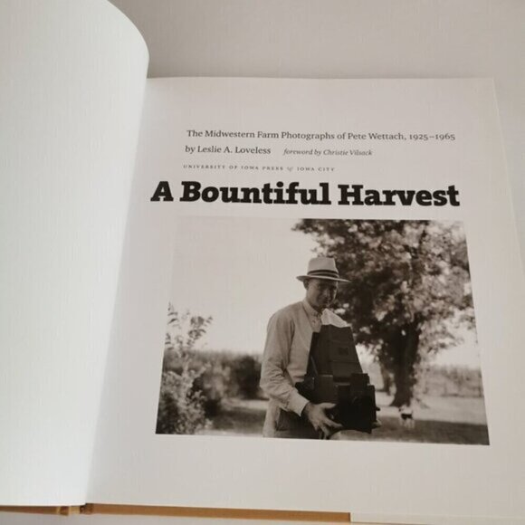 2002 A Bountiful Harvest Midwestern Farm Photography Book Pete Wettach American - Picture 3 of 8